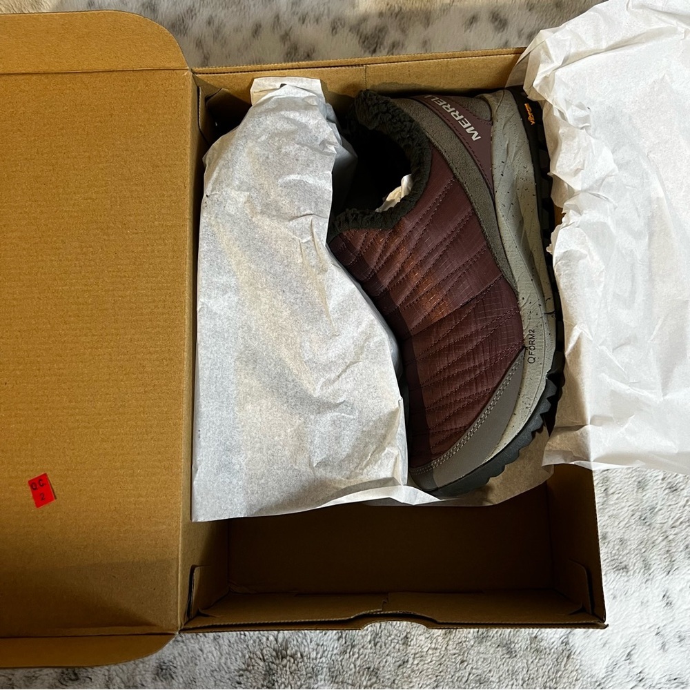 Merrell Women’s Antora Sneaker Moc Maroon Sz 5.5 / 35.5 - Picture 14 of 14